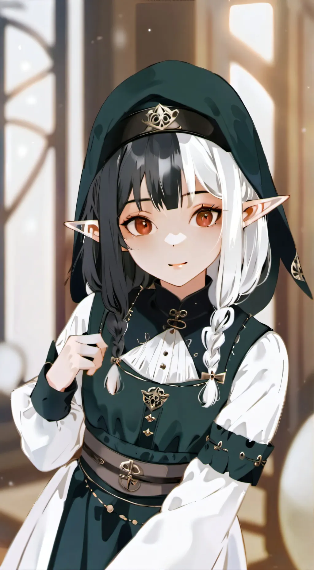 ai character: Laurel Nur Aelene background