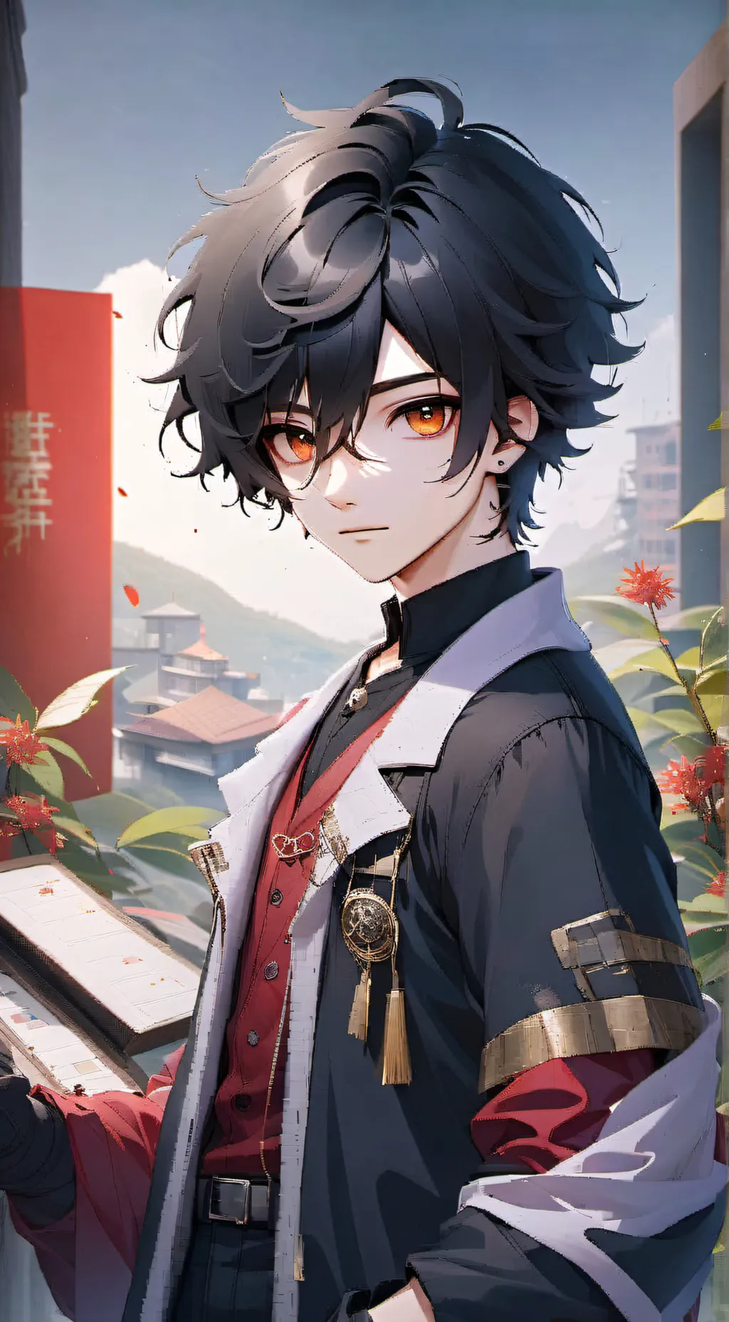 ai character: Demon hunter  background