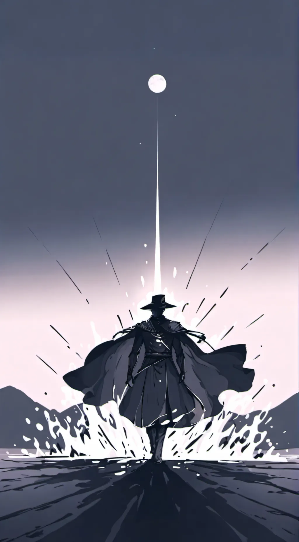 ai character: ПРОРОК 1965 background