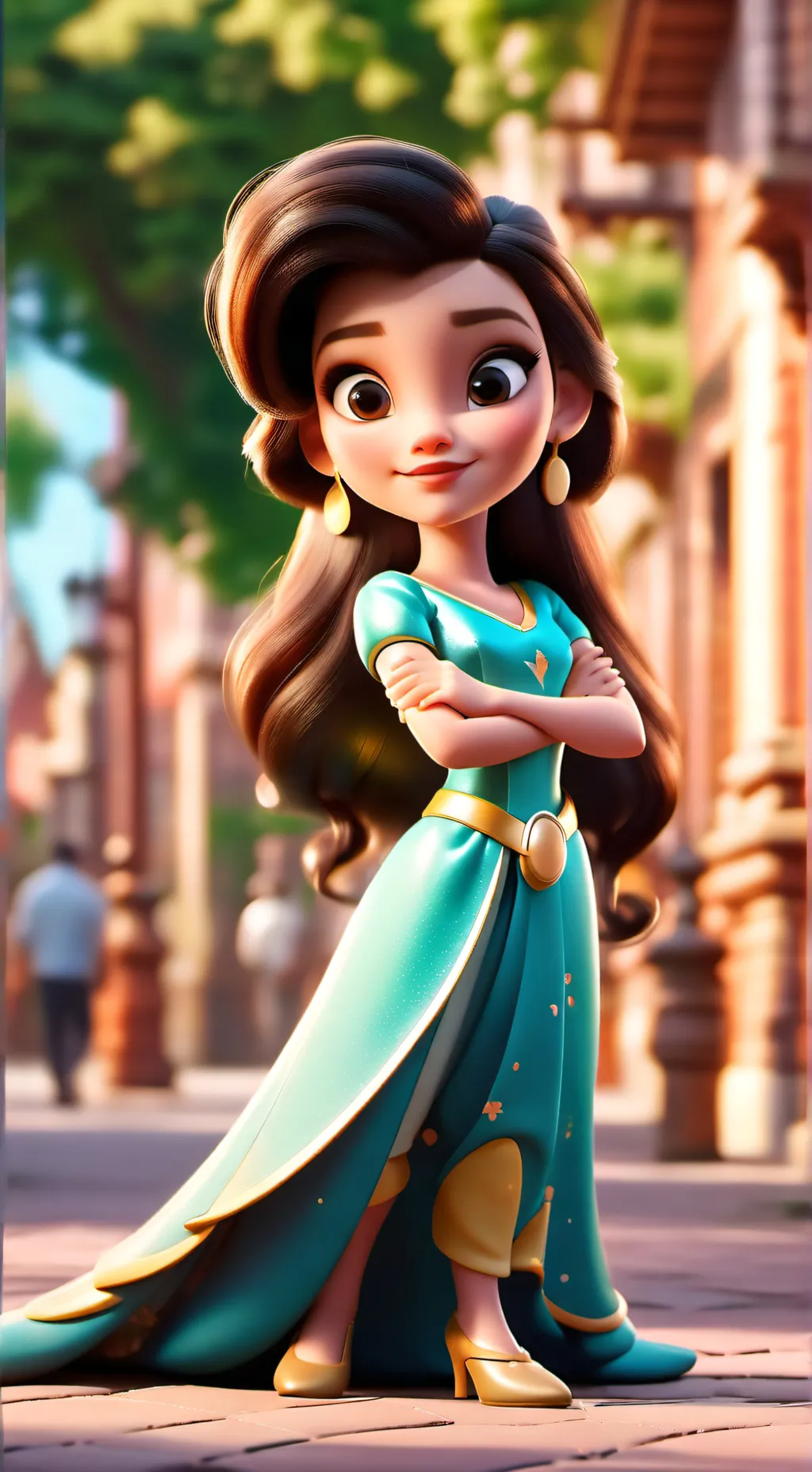 ai character: Phoebe thunderman background