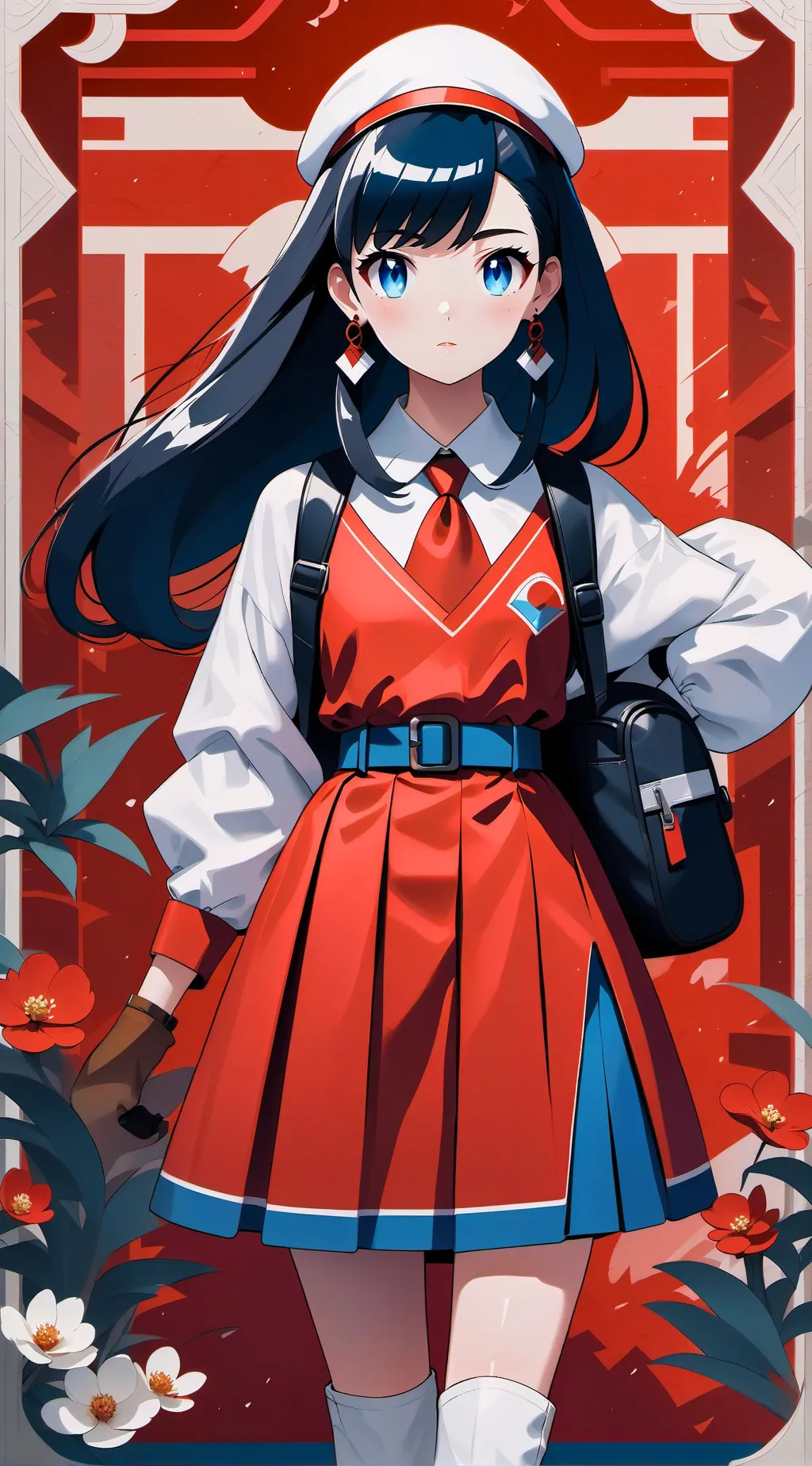 ai character: Dandys world Trip background