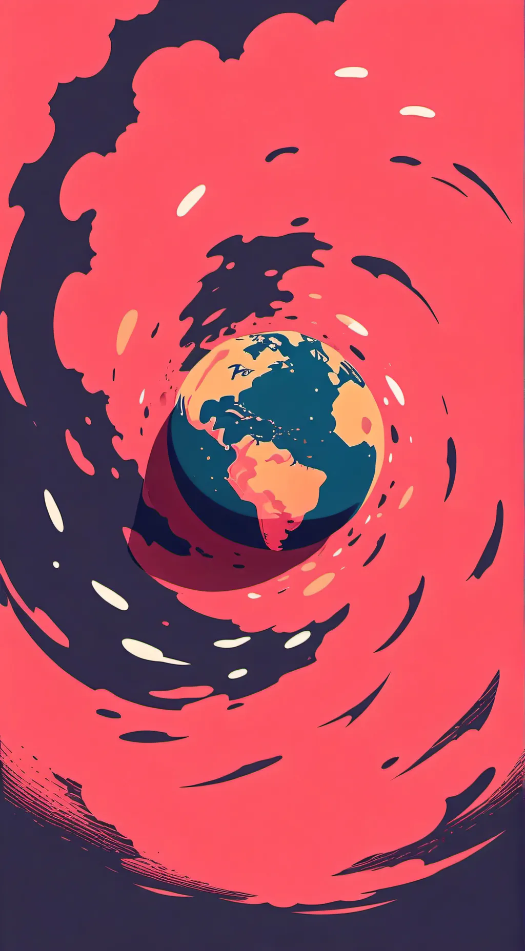 ai character: Earth kidnapped au background