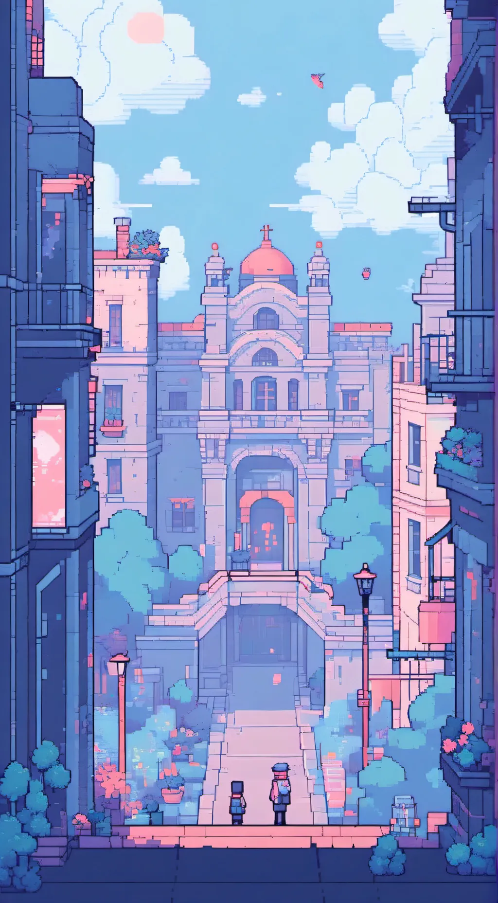 ai character: Dandys world  background