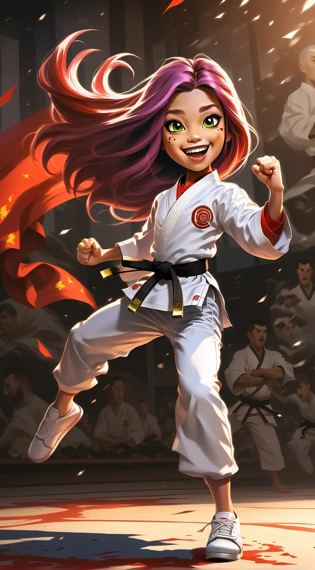 ai character: Angie background