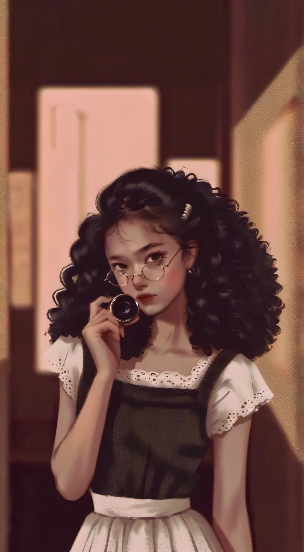 ai character: Erin Sophia  background