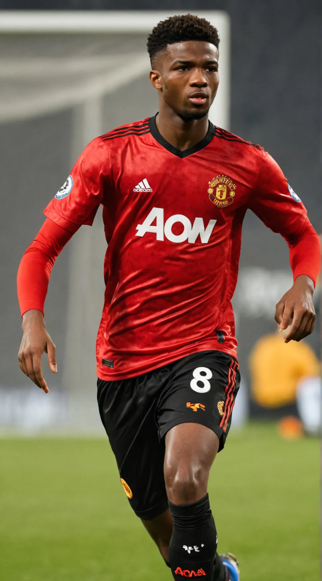 ai character: Amad Diallo background