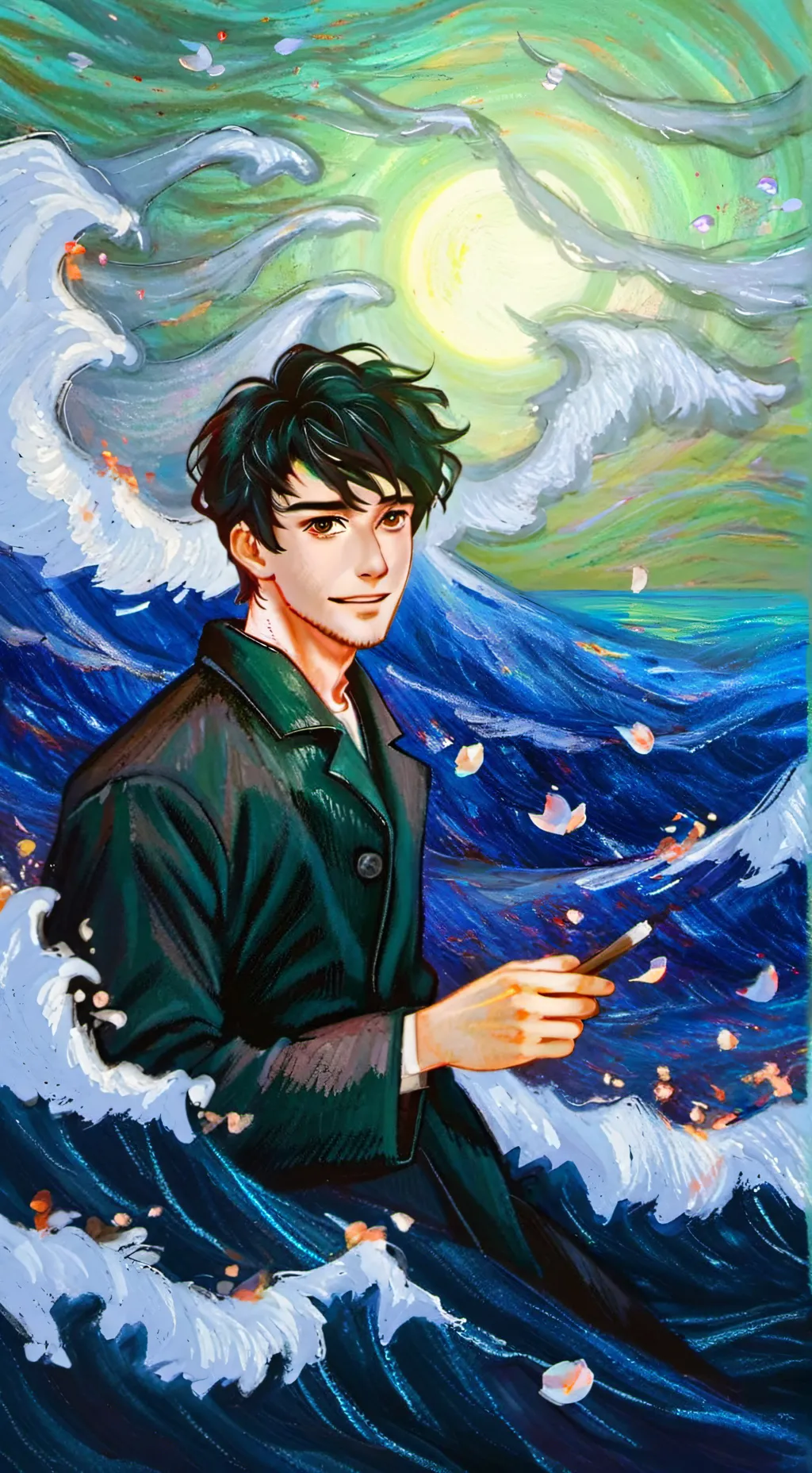 ai character: Percy Jackson  background