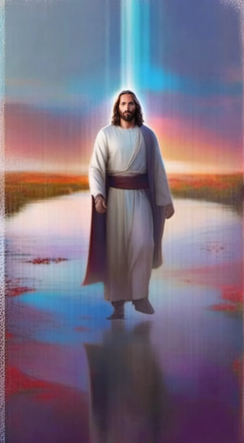 ai character: Иисус background