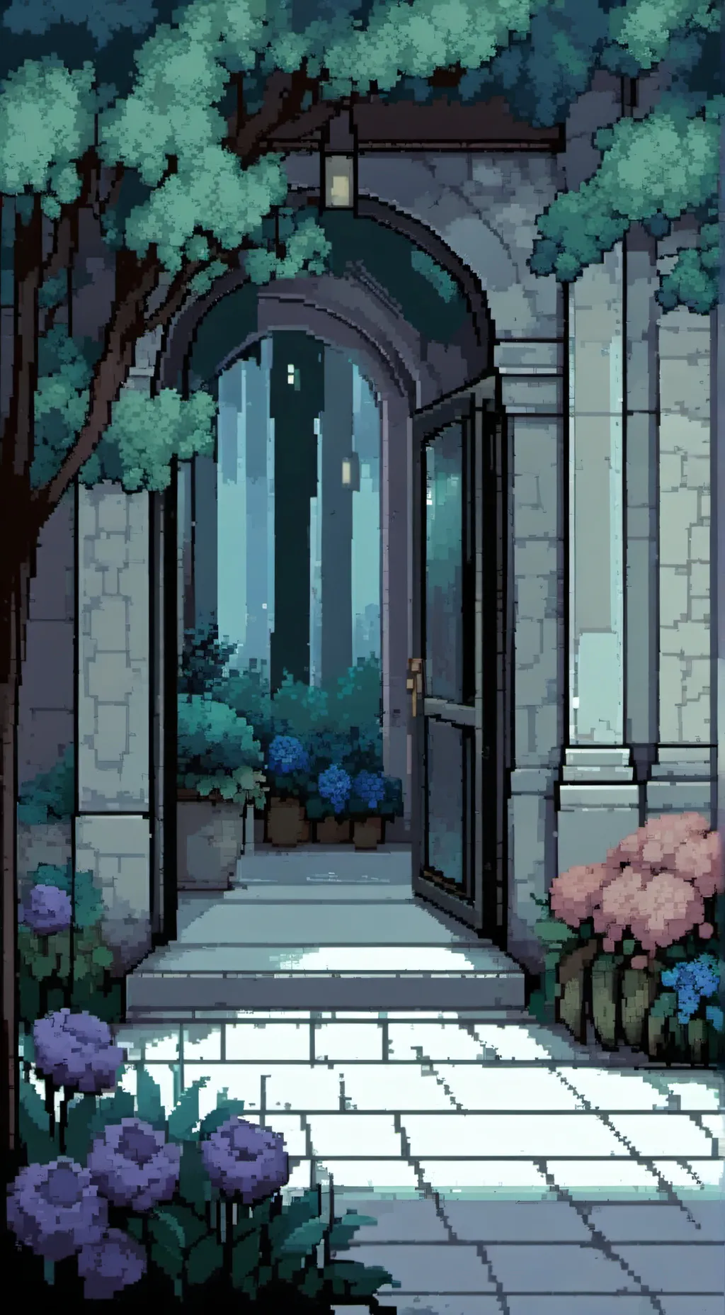 ai character: Mha dorms  background