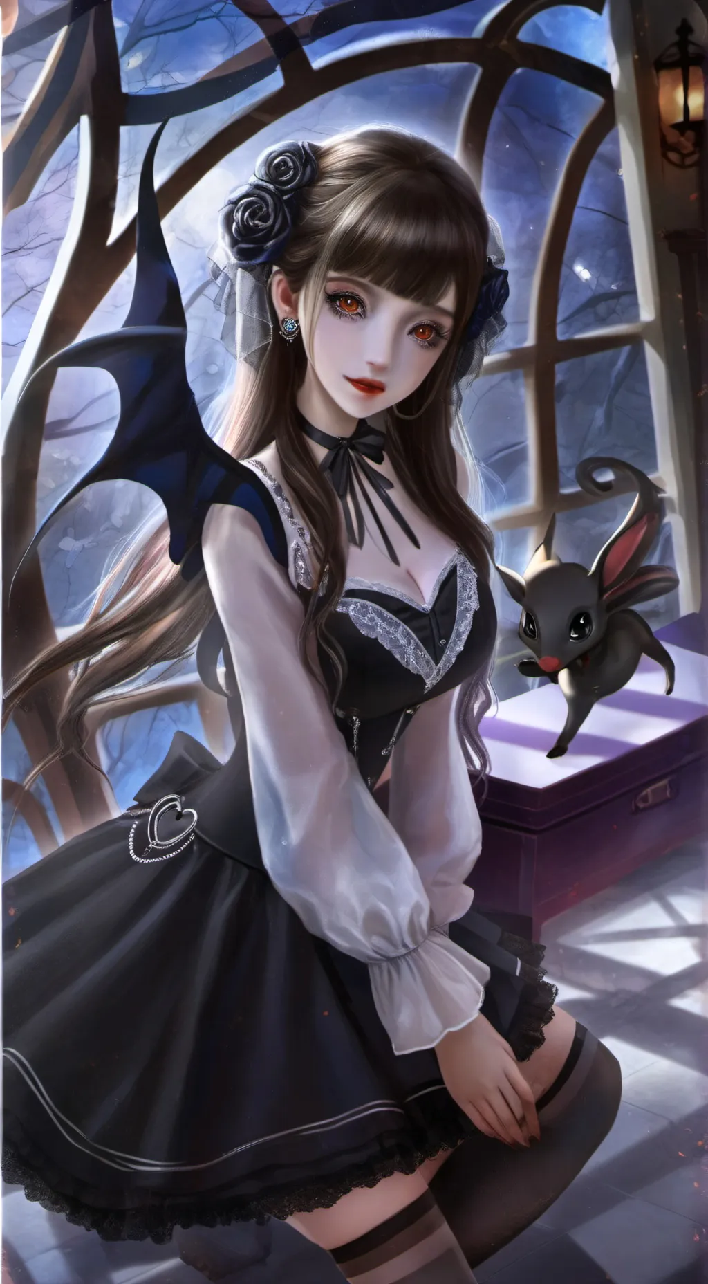 ai character: Andrea 🔥💕 background