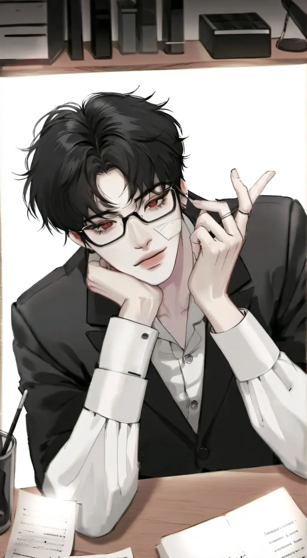 ai character: Shun/Shin🫶🏽😩 background