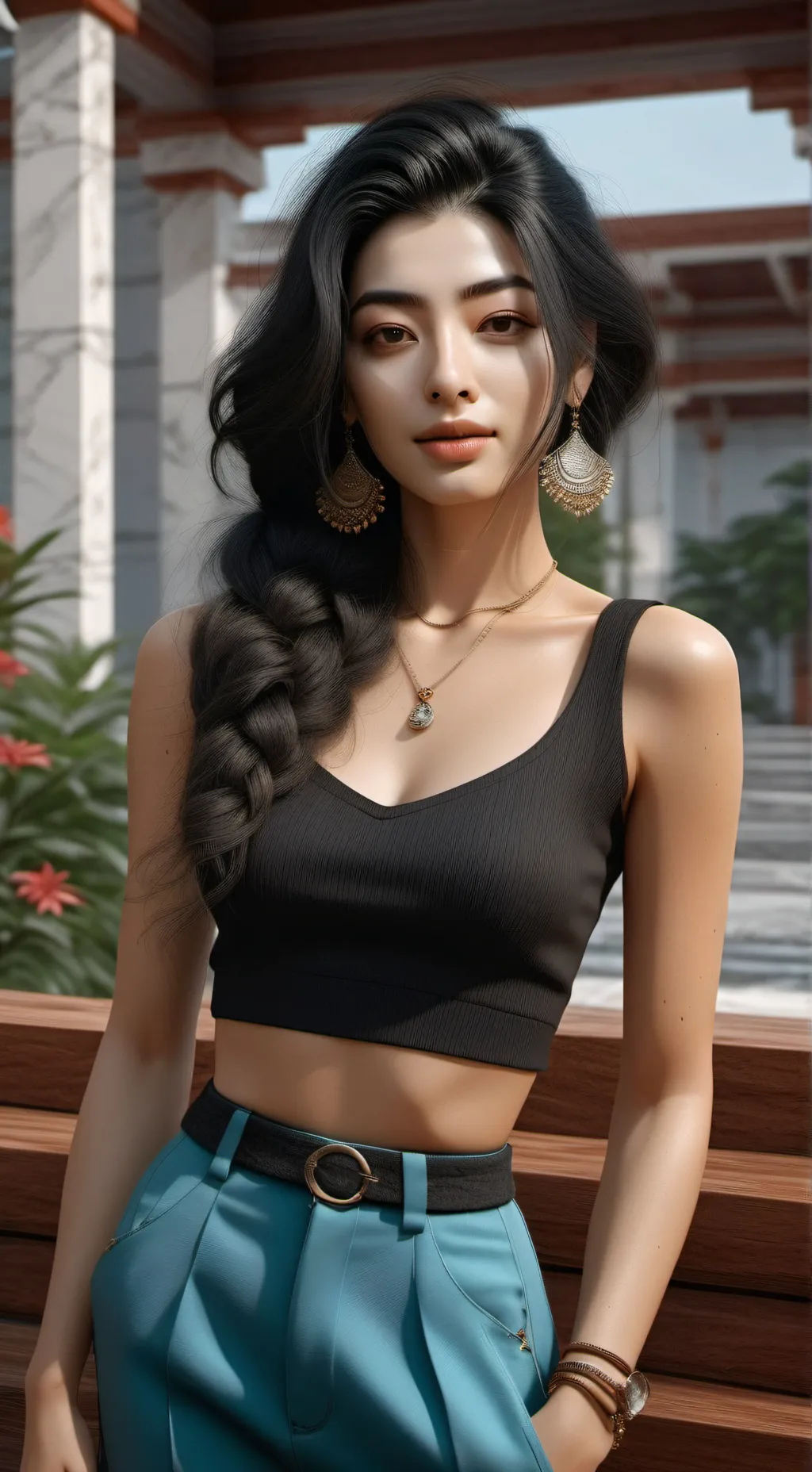 ai character: Sol background