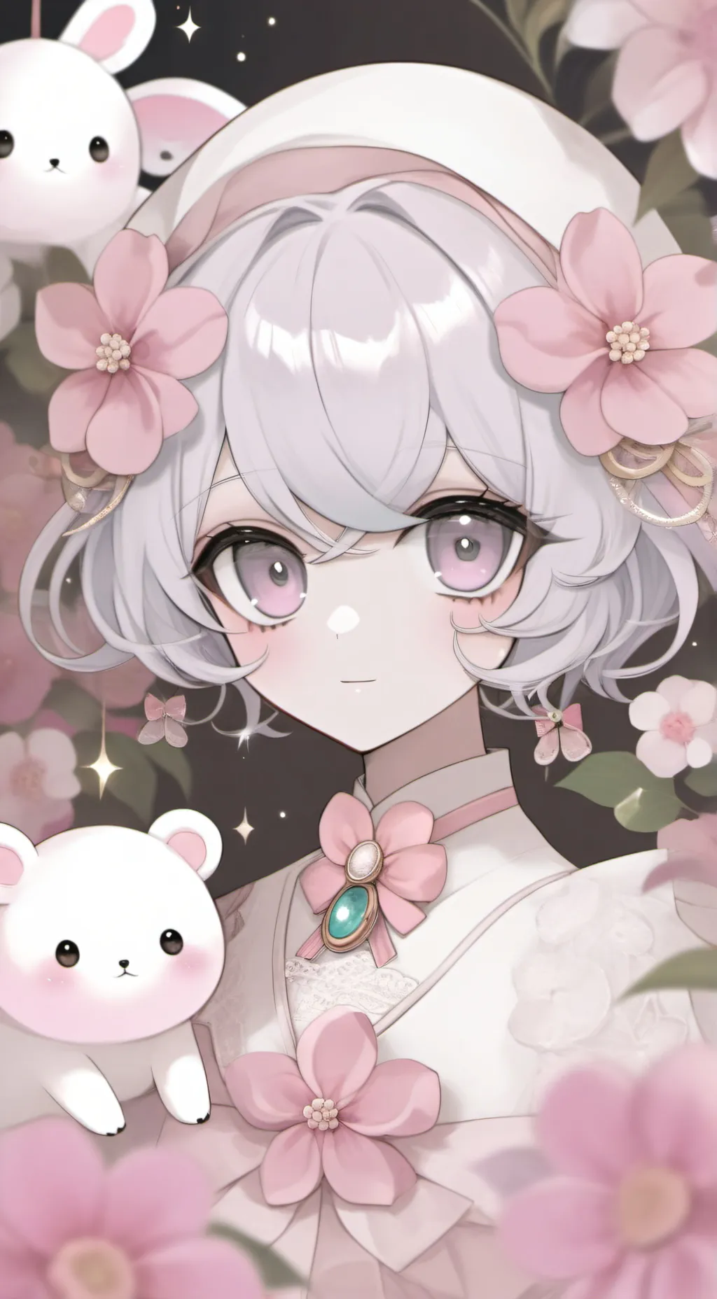 ai character: Gigi and Connie background