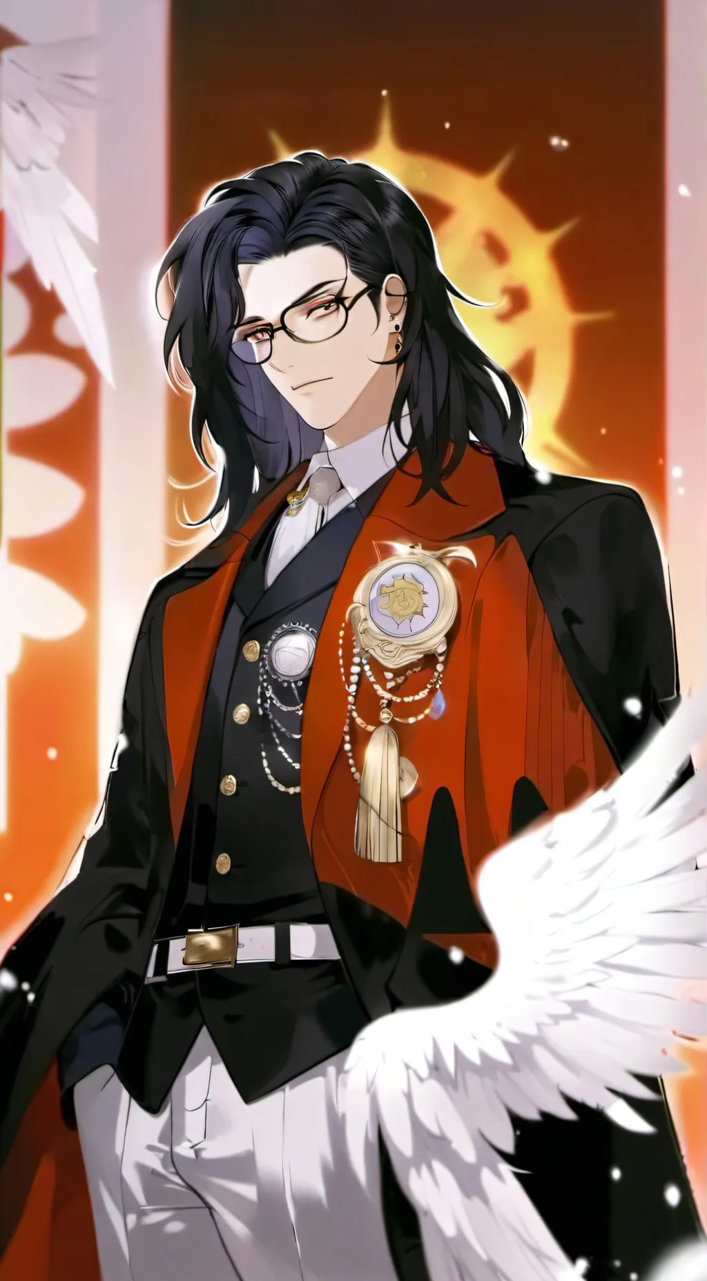 ai character: Løndøn soft AU background