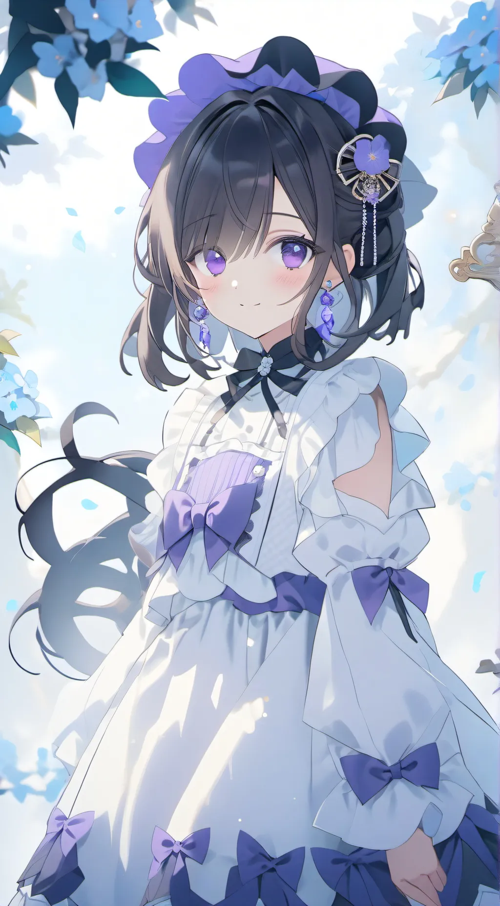 ai character: Rei monoji background