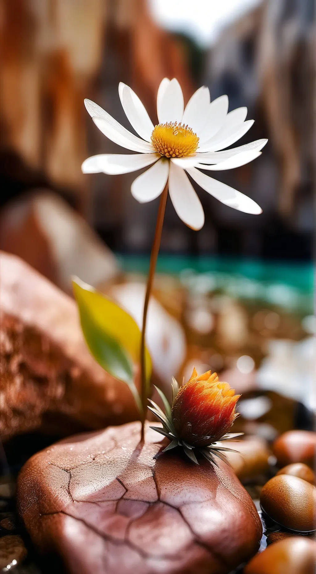 ai character: Flowers world 🌼 background