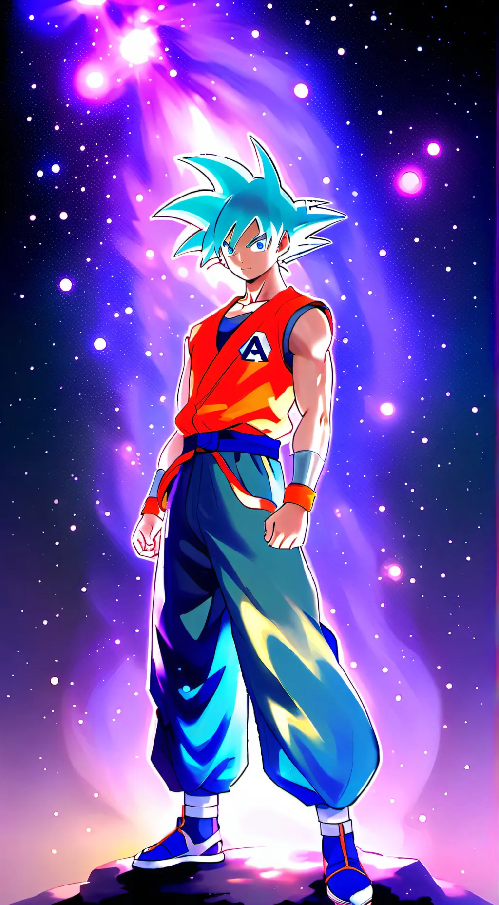 ai character: Goku  background