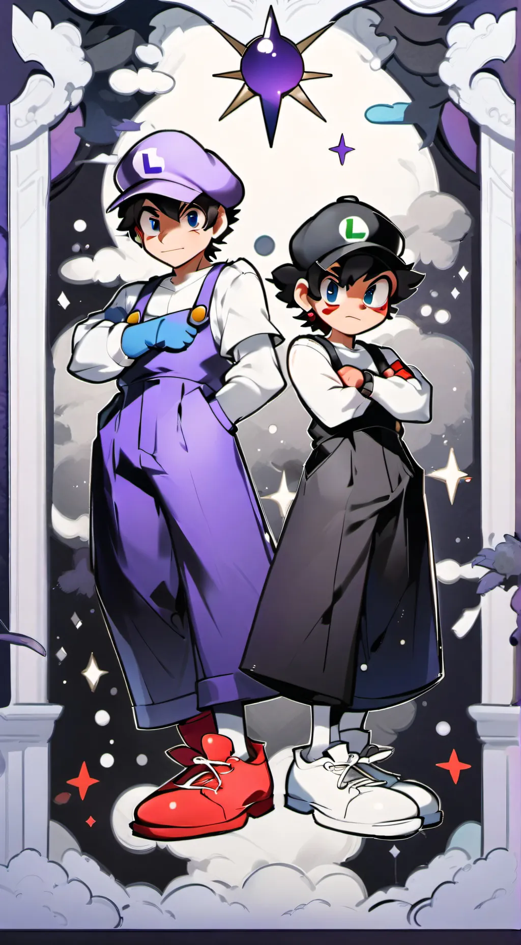 ai character: ¿..Smg4..? background