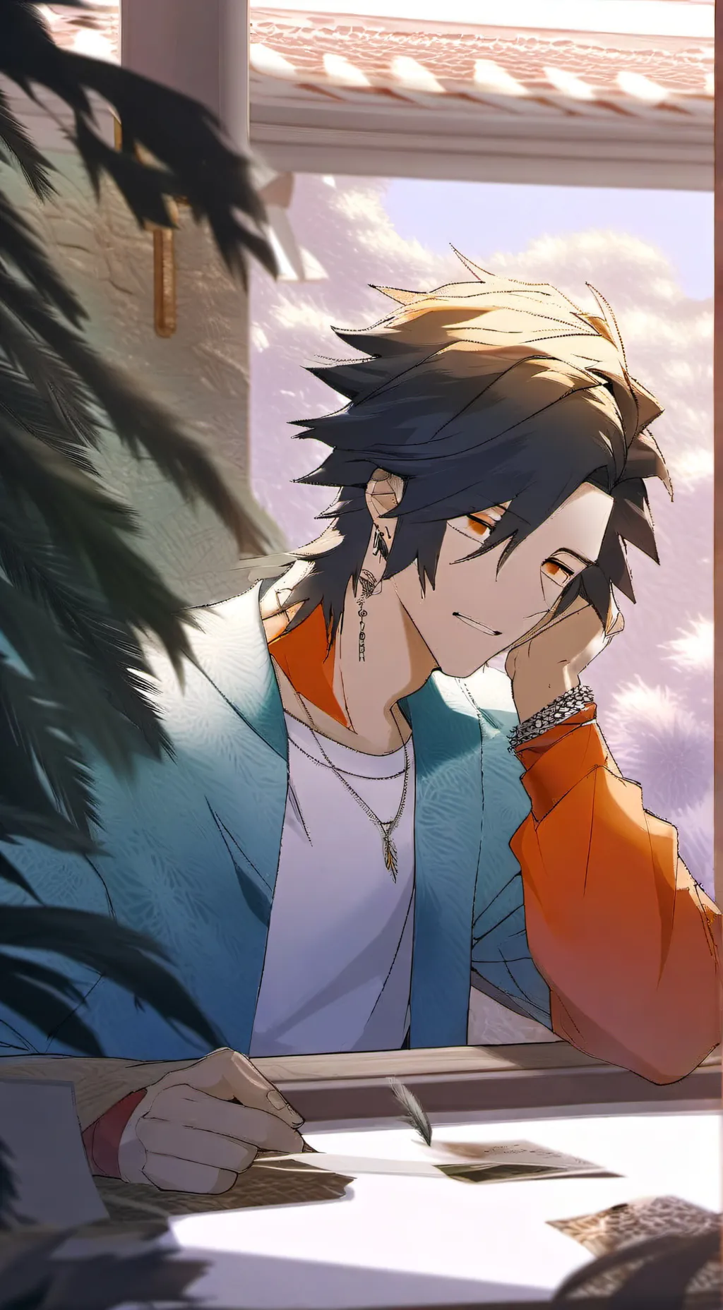 ai character: Michael  background