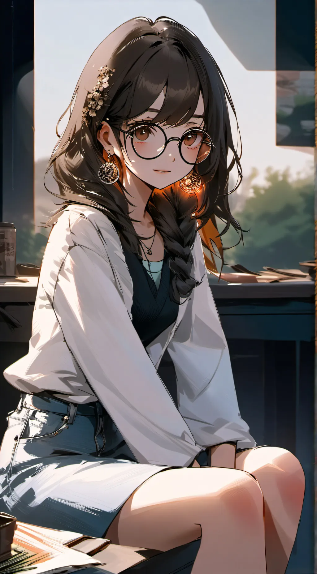 ai character: alisha background