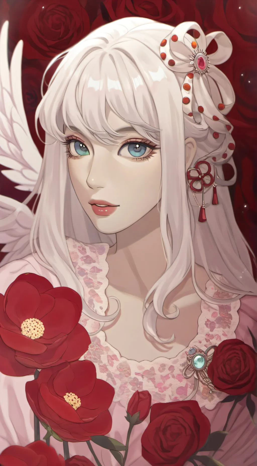 ai character: Momo  background