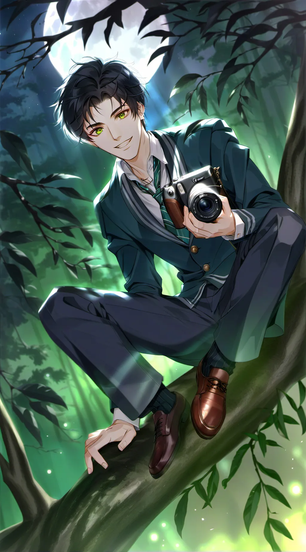 ai character: Hikaru Saito background