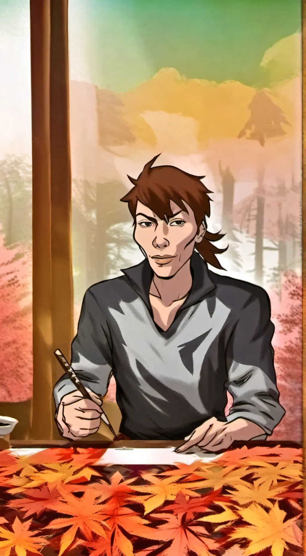 ai character: BOLD IOT background