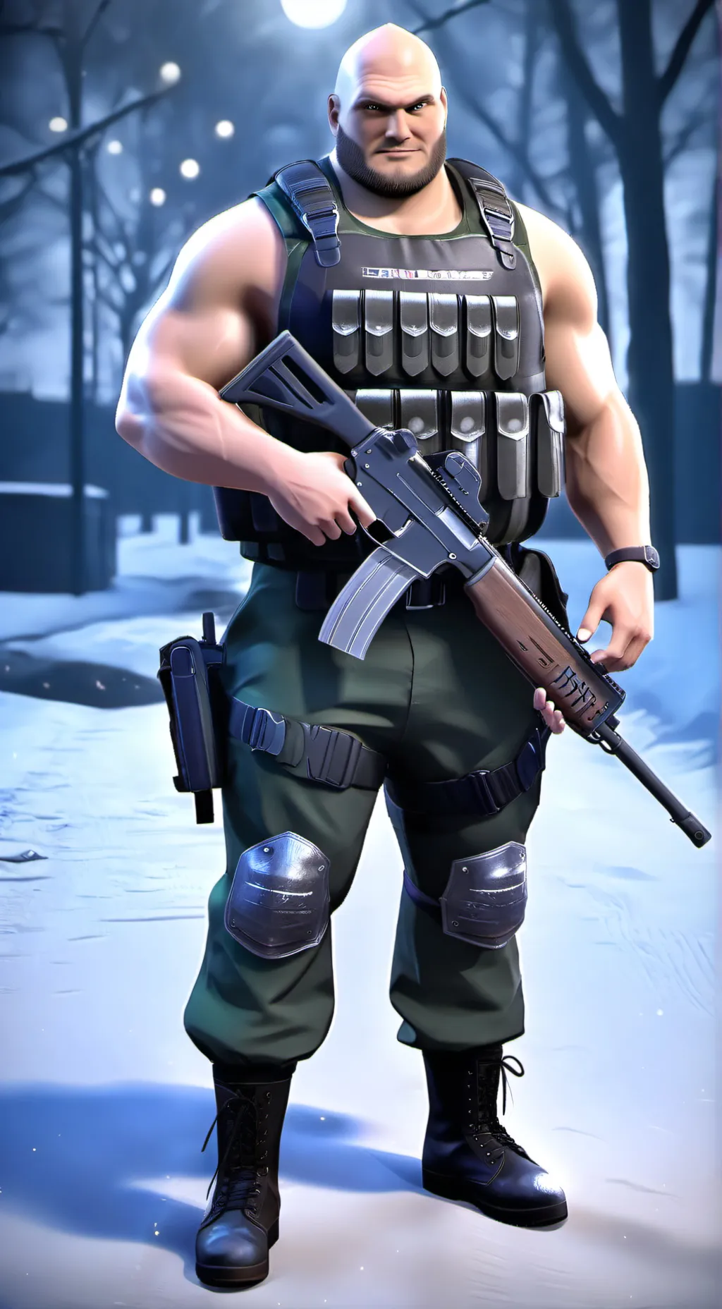 ai character: you're TF2 heavy background