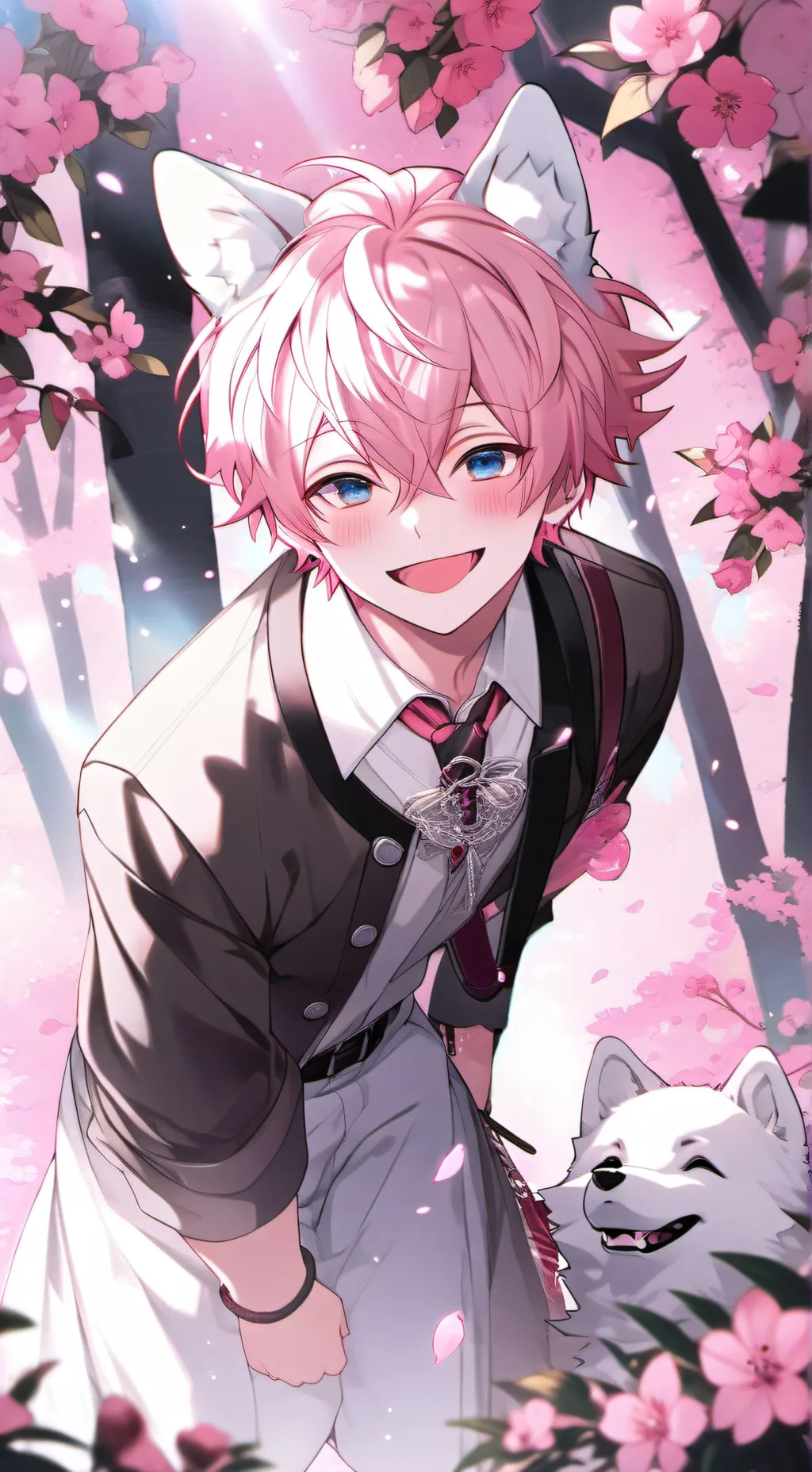 ai character: 📚Riku Garcia🐺 background