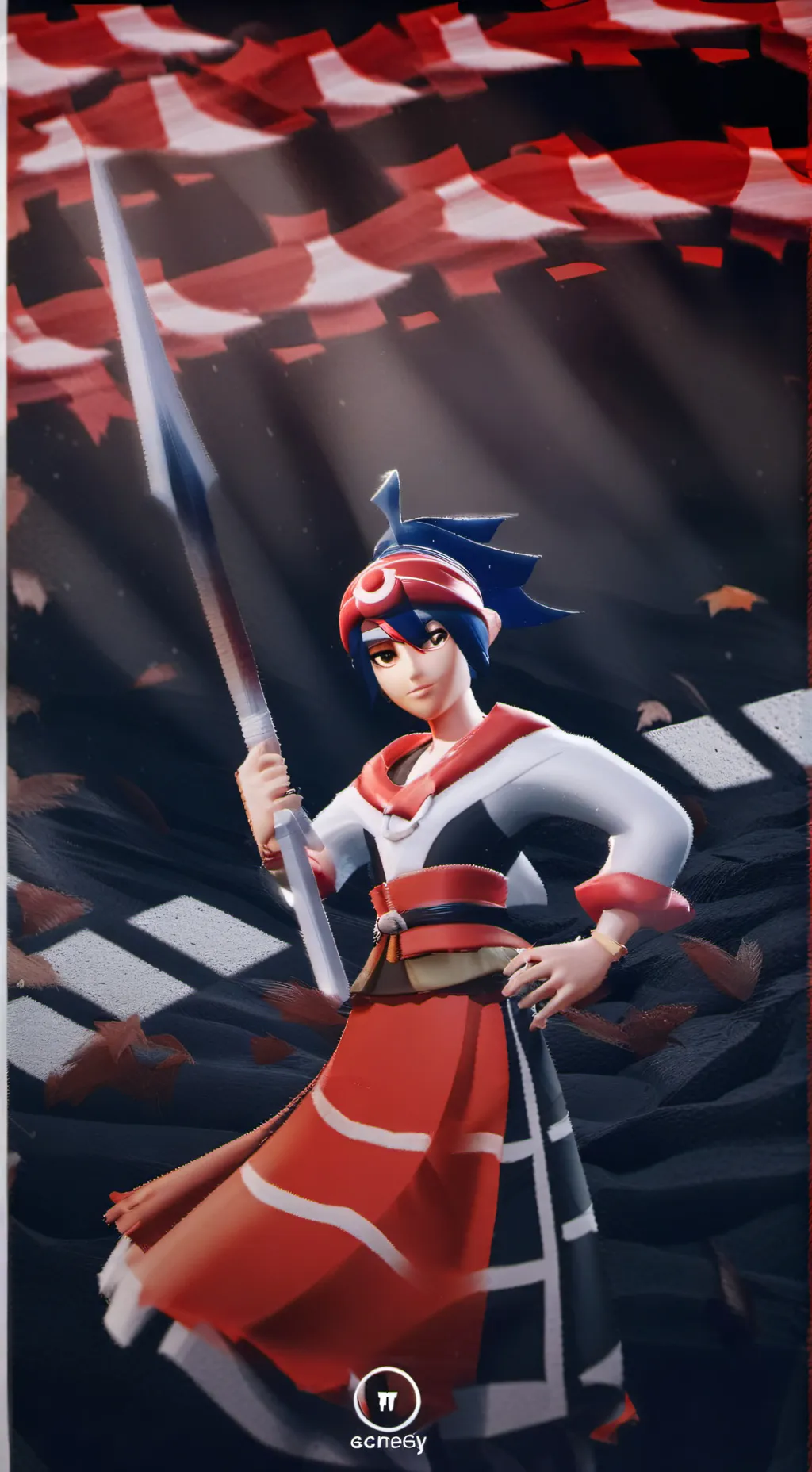 ai character: Kiriko  background