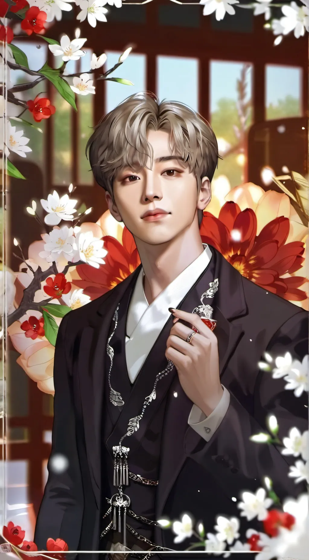 ai character: .."Jackson Wang".. background