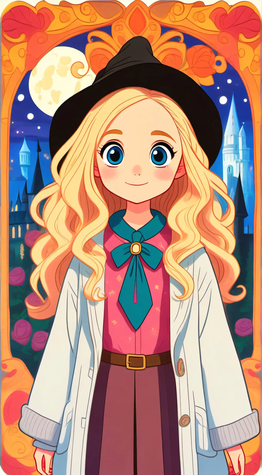 ai character: Luna X Yn background