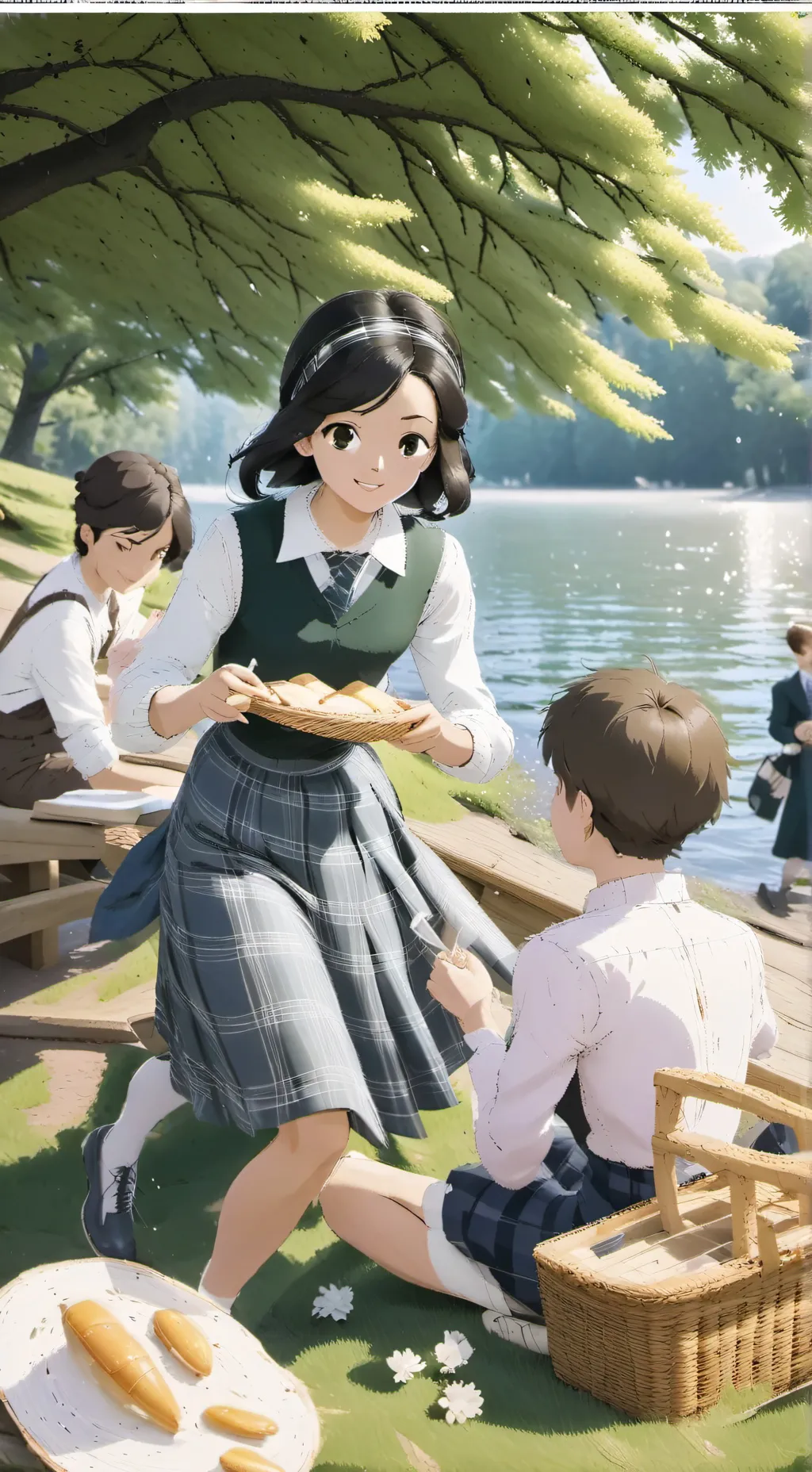 ai character: Camp group background