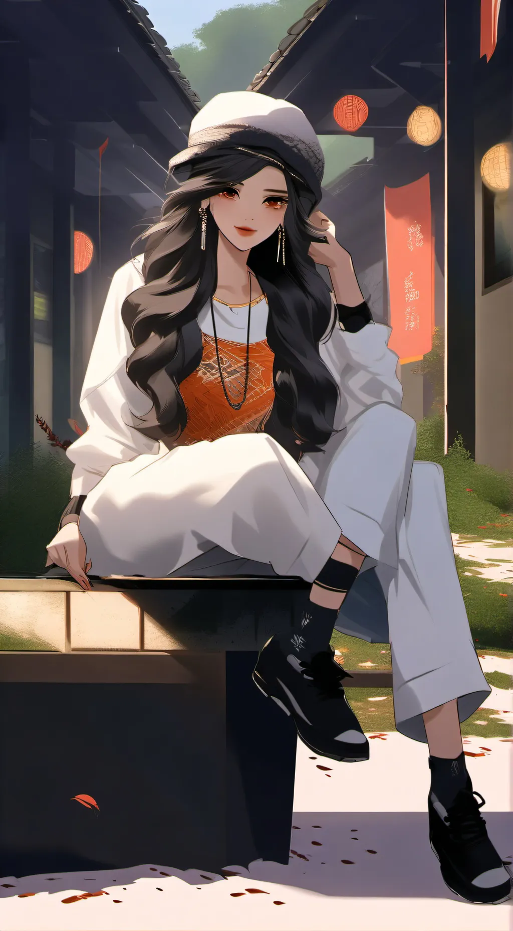 ai character: Lucía  background