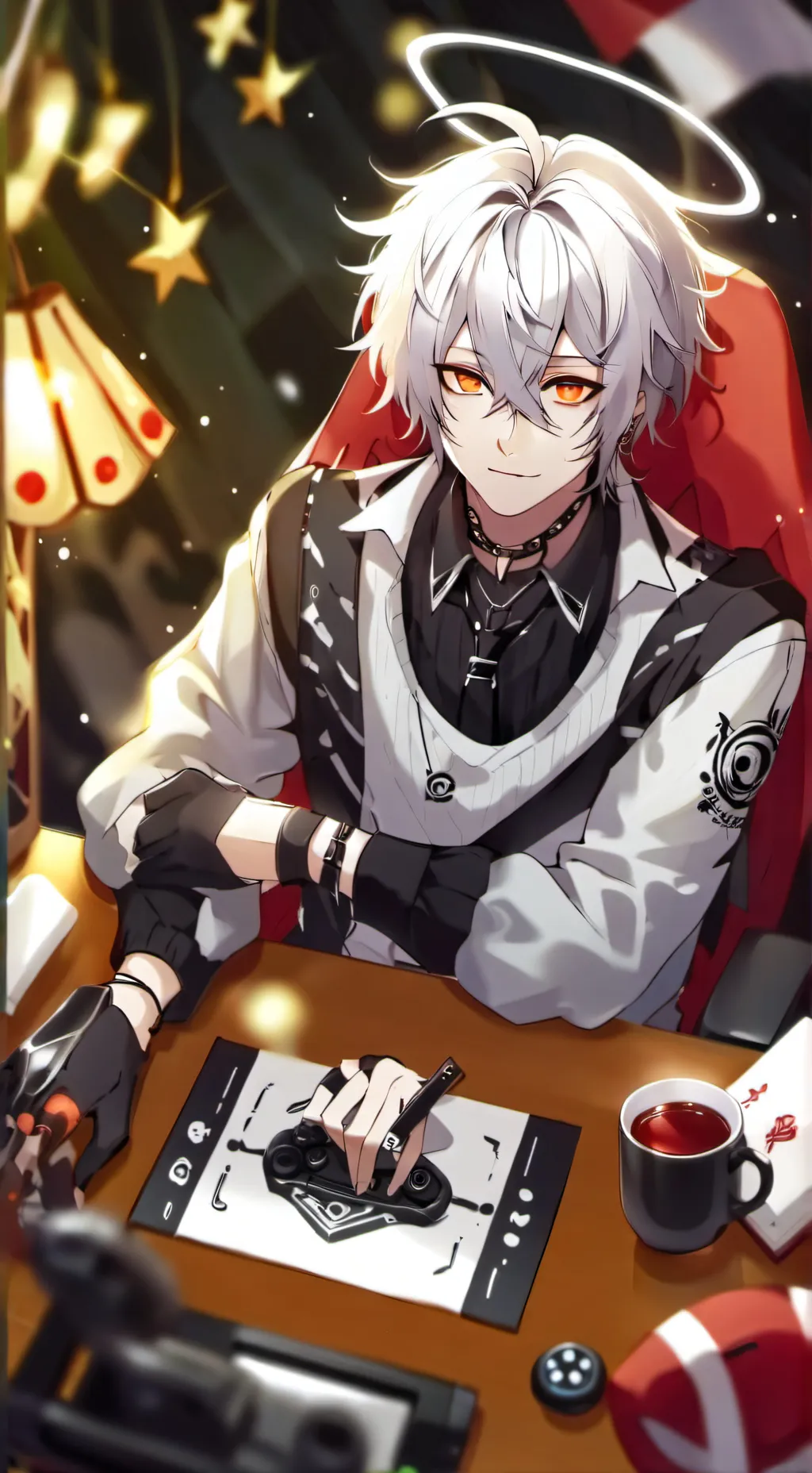 ai character: Gamer background