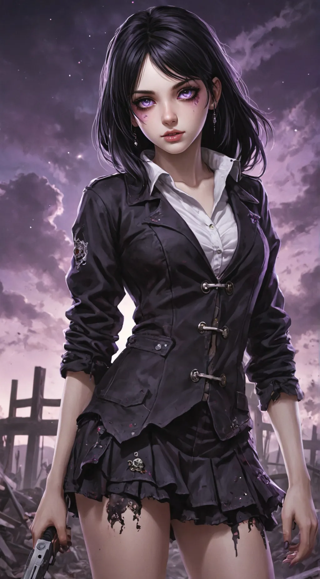 ai character: Claire  background