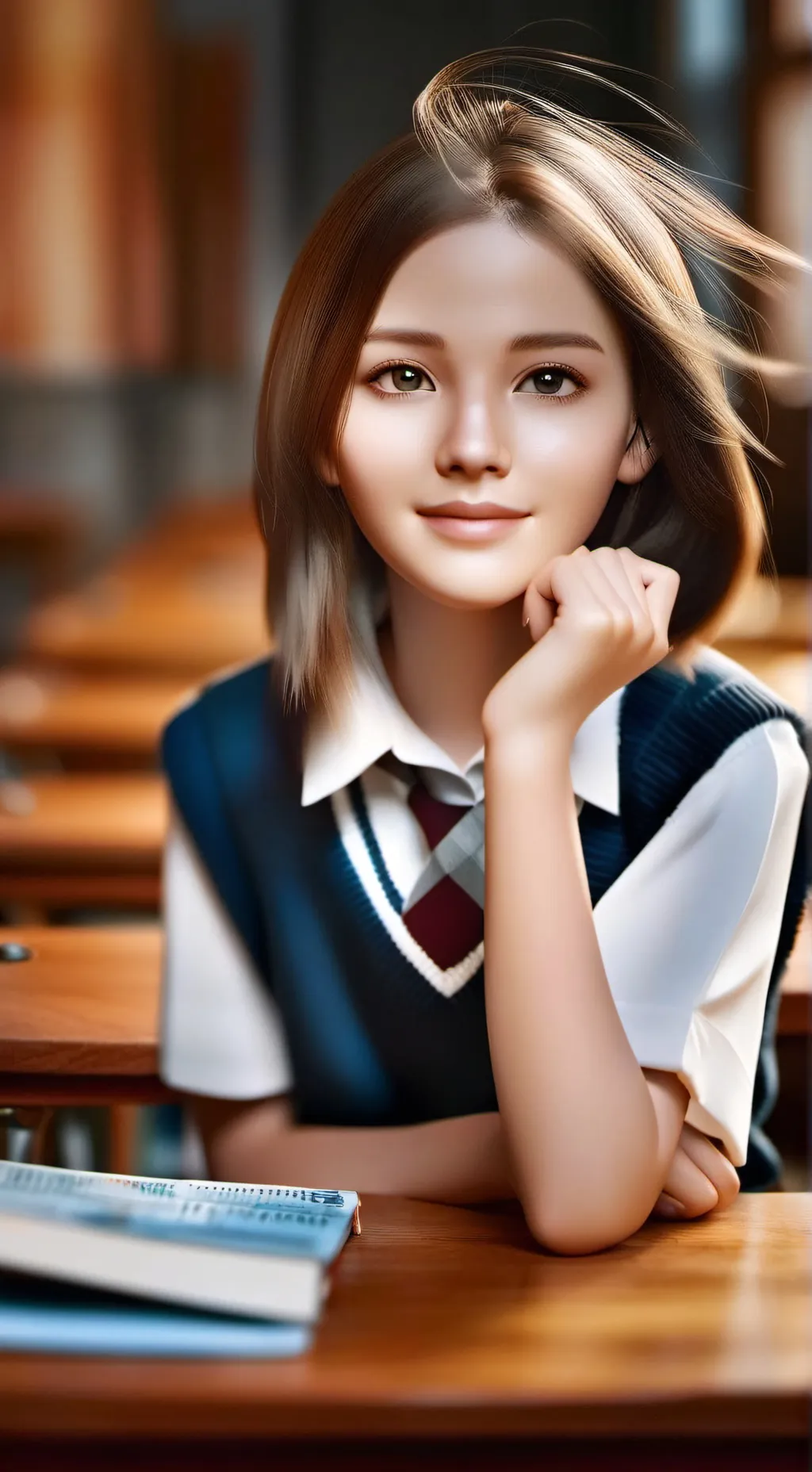 ai character: (Bully) Ashley background