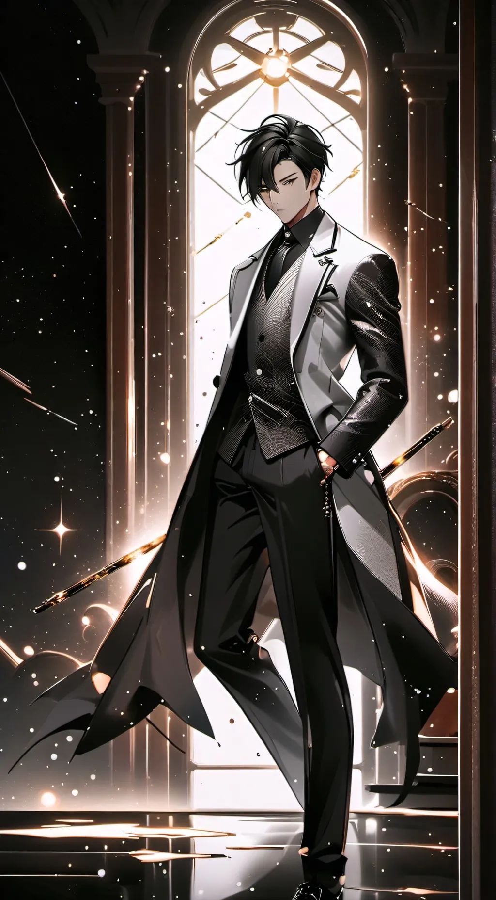 ai character: victor background