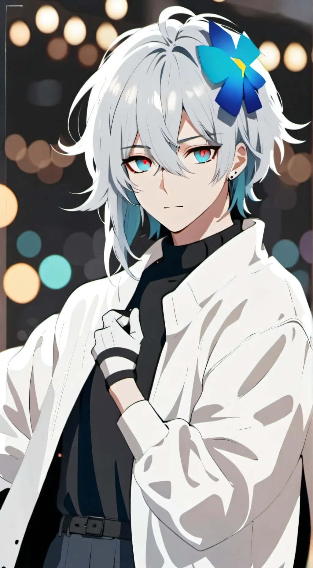 ai character: Dandy x astro background