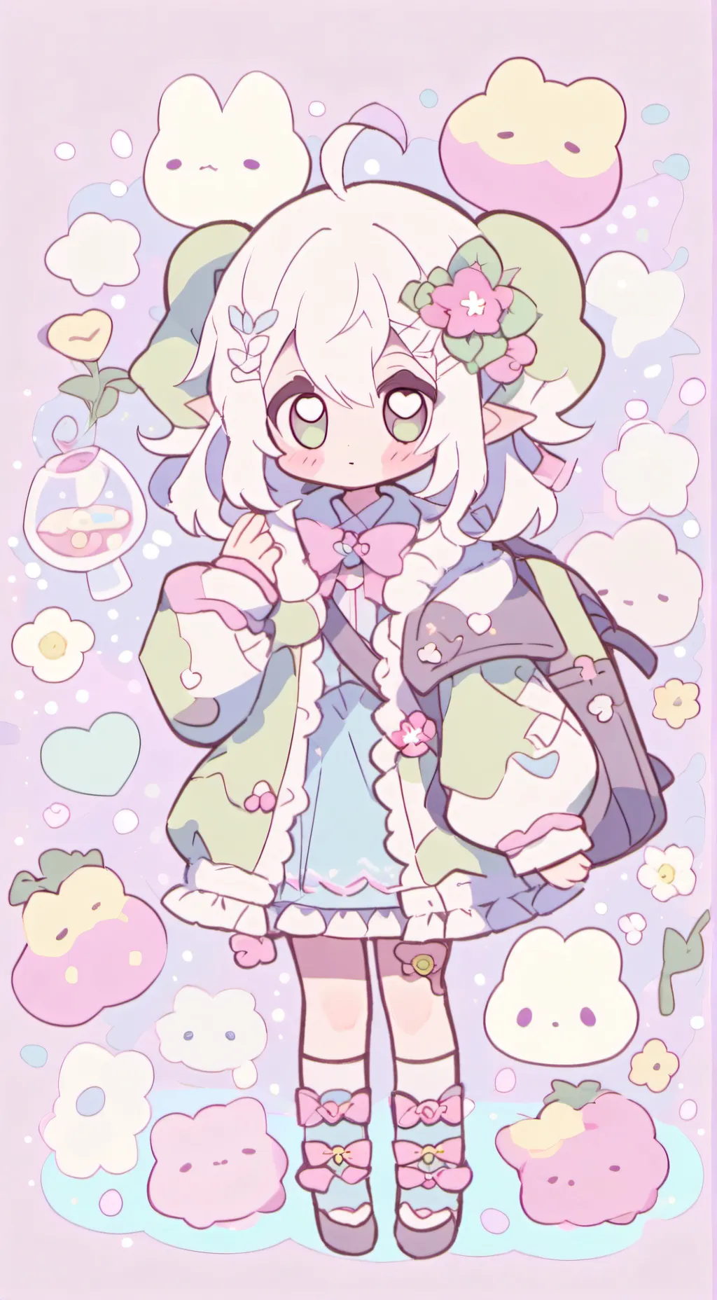 ai character: clash background