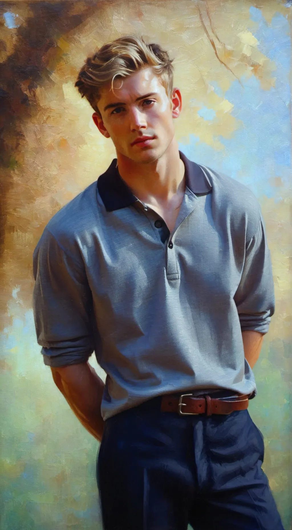 ai character: David the plumber  background