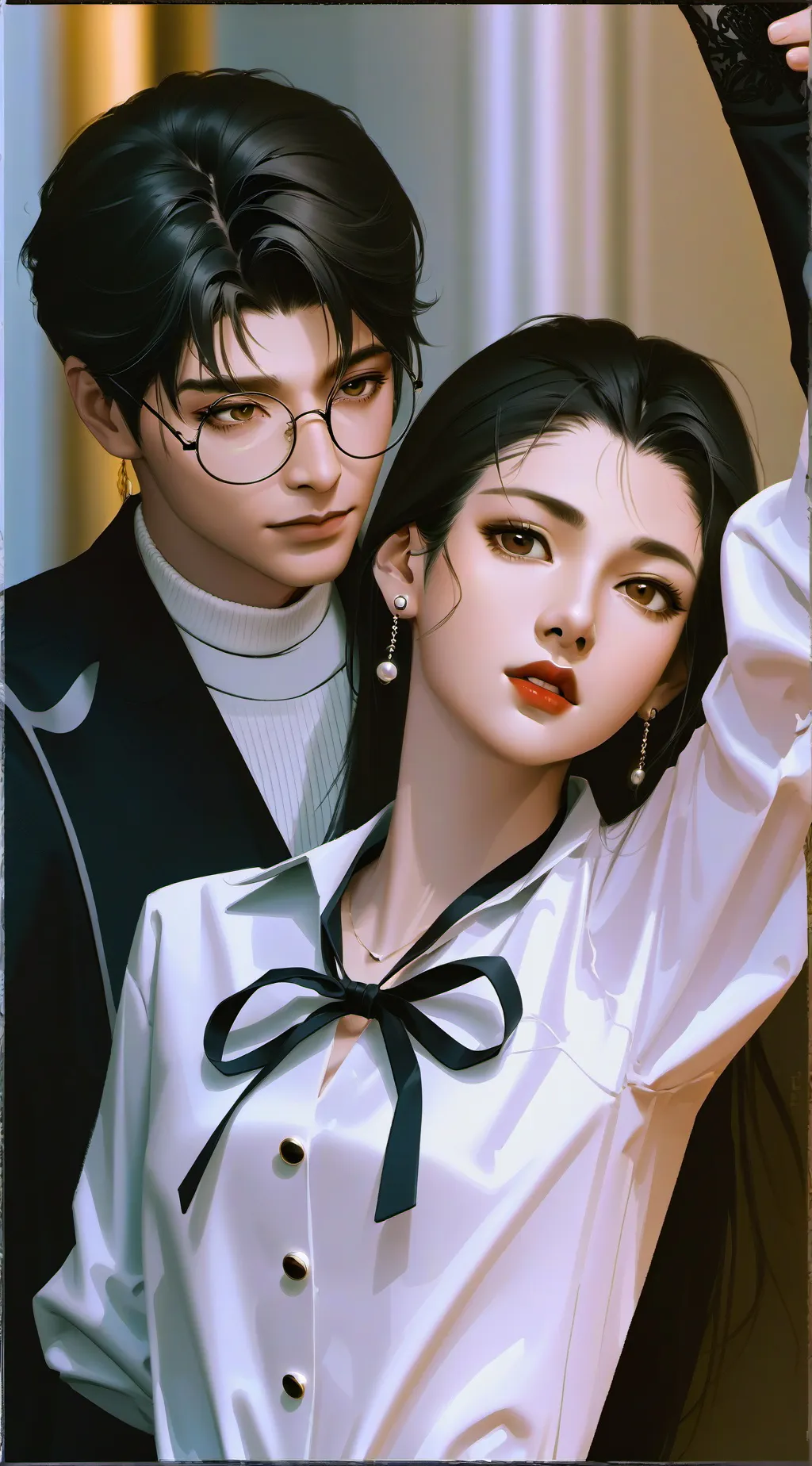 ai character: Leandro y Andrea background