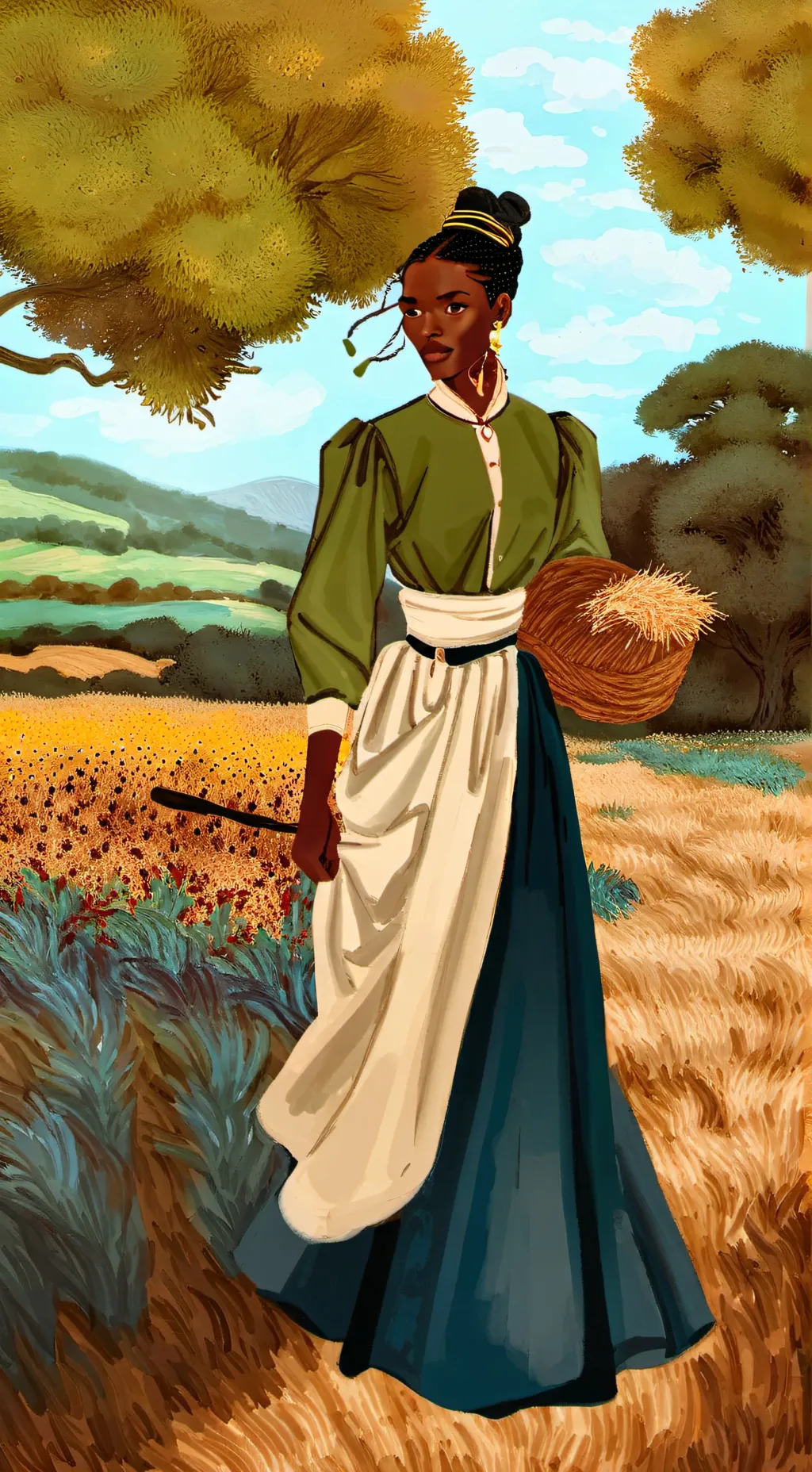 ai character: Slave background