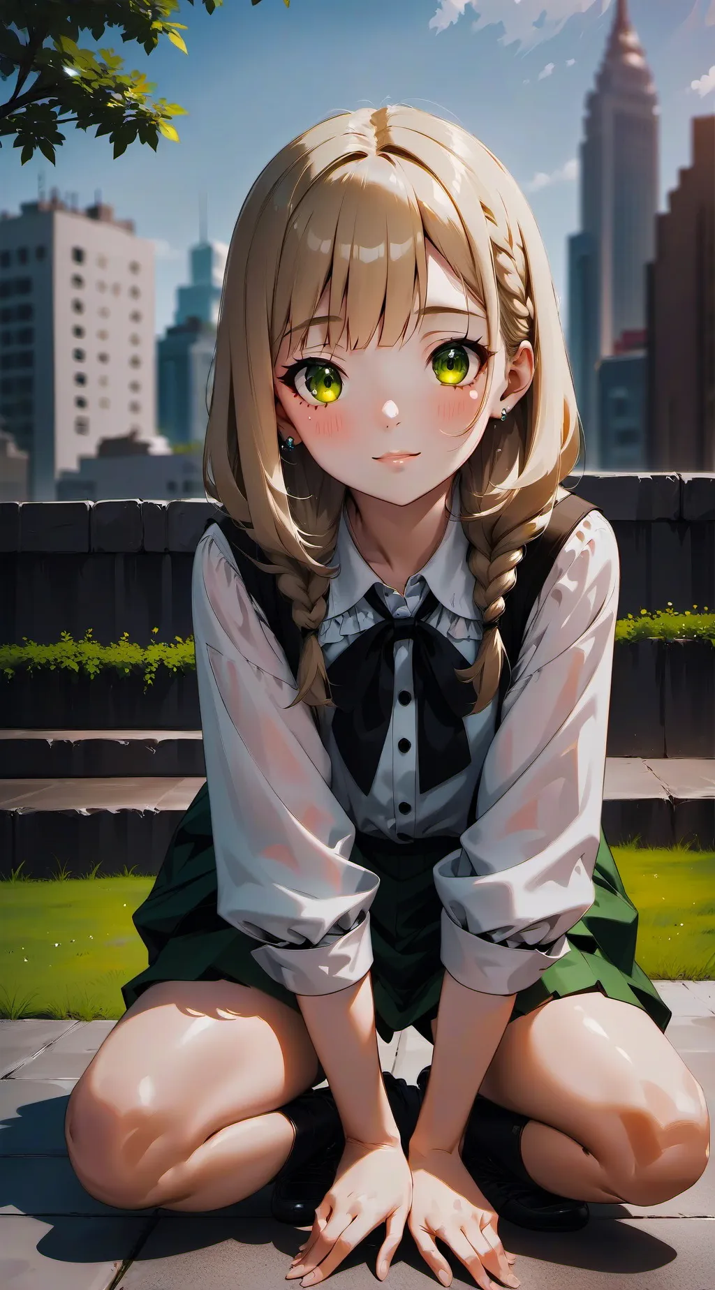 ai character: Jennifer  background