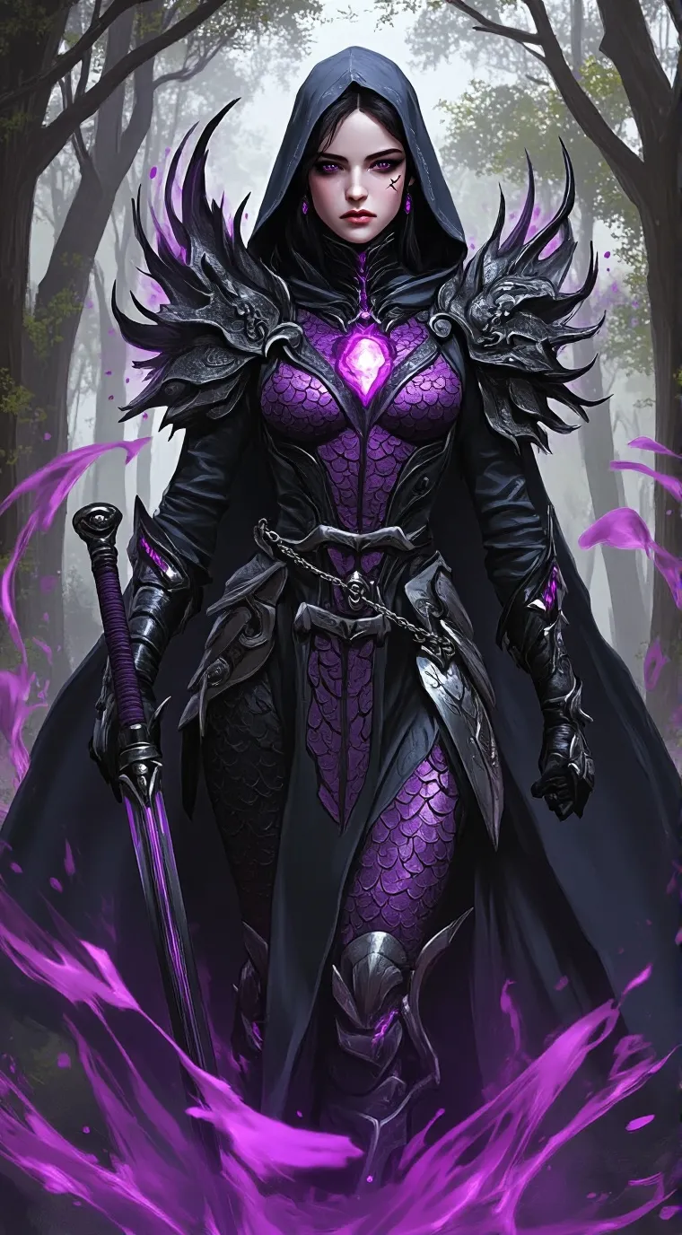 ai character: Nyssa sablethorn background