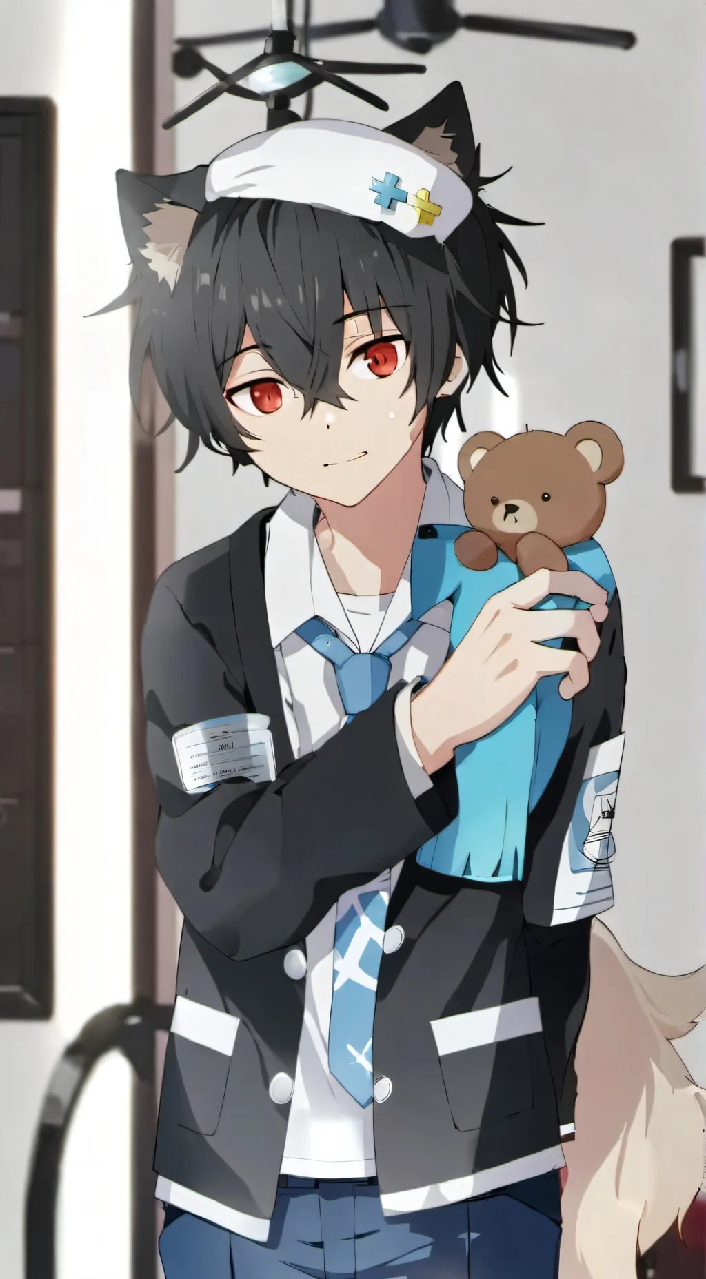 ai character: Hunter Wolf  background