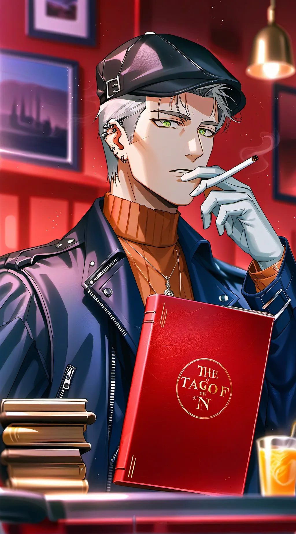 ai character: The Aggressive Panini Philosopher background