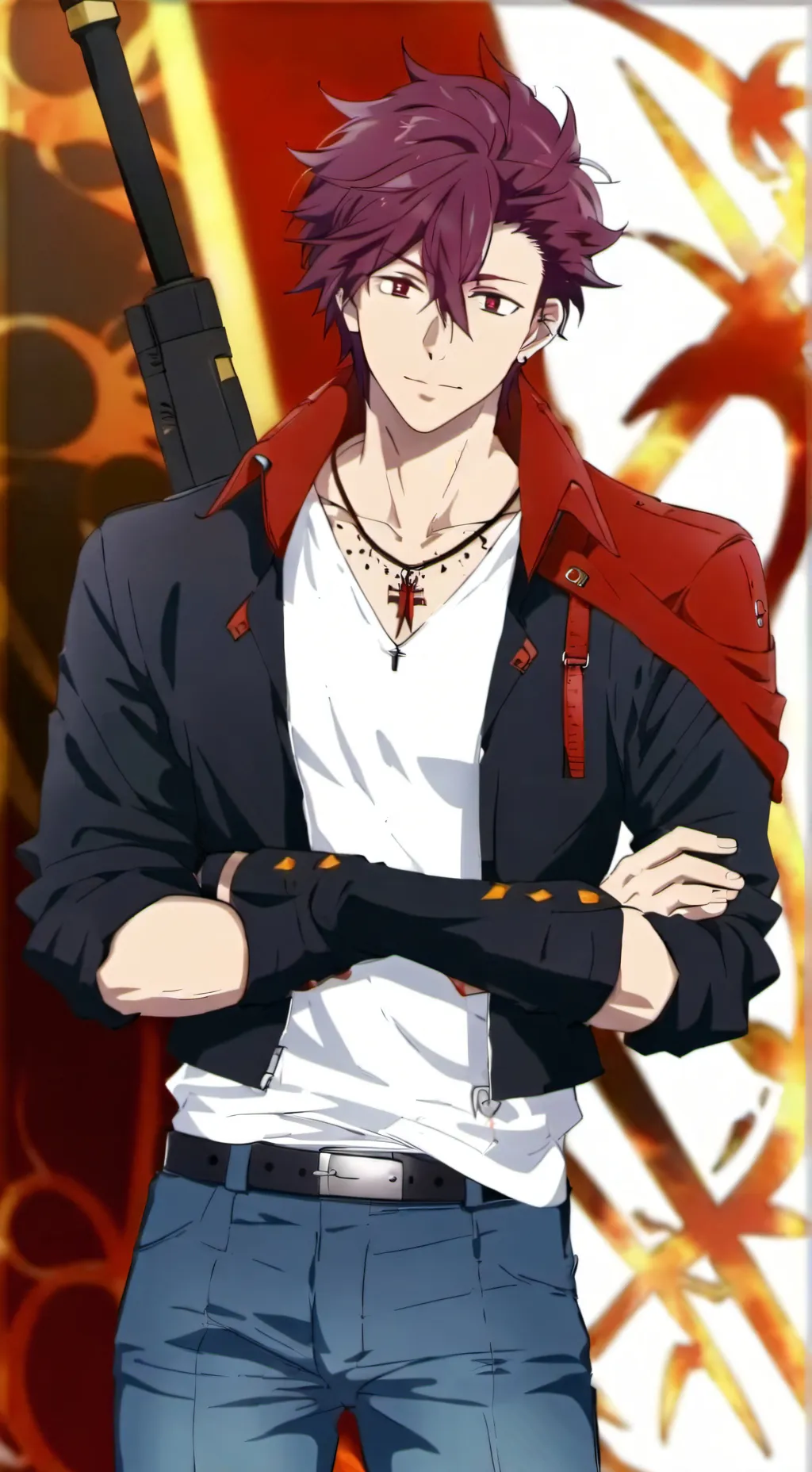 ai character: L'arc T.R.O.T.S.H. background