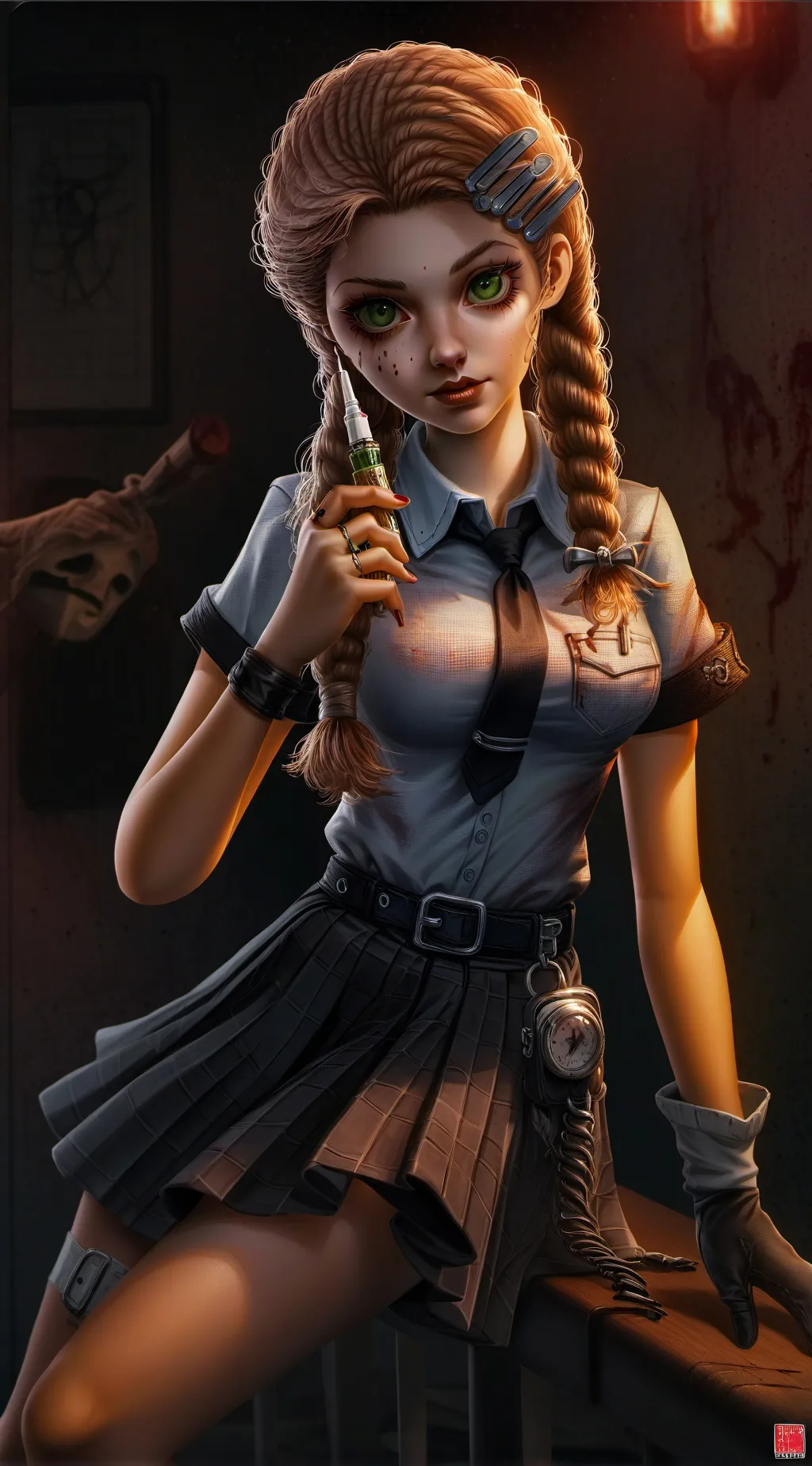 ai character: Sarah Weaboo background