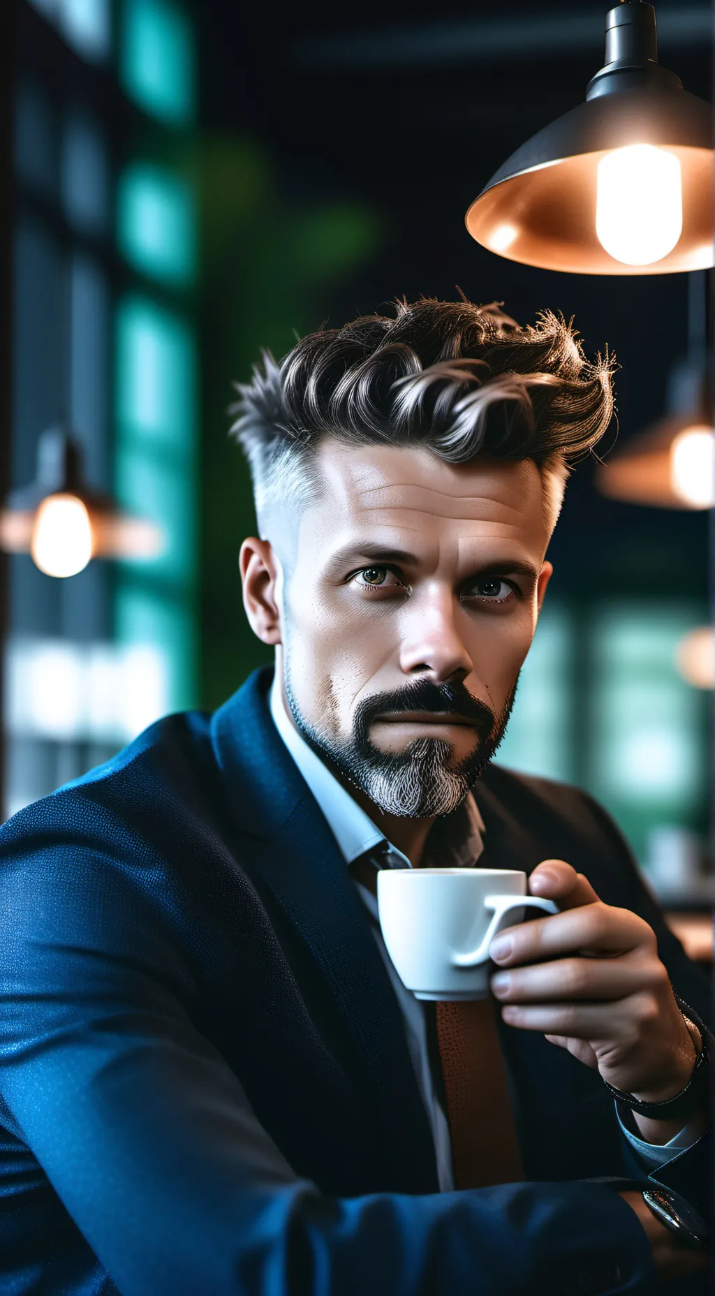 ai character: Kevin the Caffeine Connoisseur background